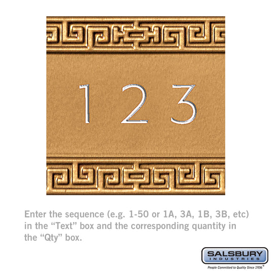 Custom Door Engraving - for Americana Mailbox Door