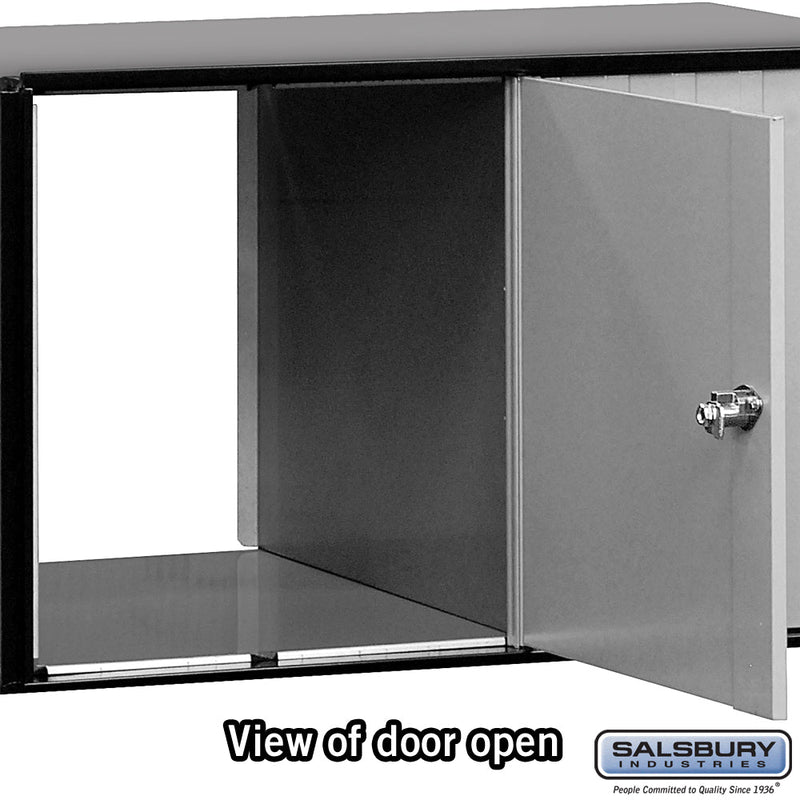 Salsbury Aluminum Mailbox - 2 Doors - Rack Ladder System