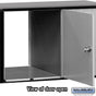 Salsbury Aluminum Mailbox - 2 Doors - Rack Ladder System
