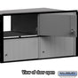Salsbury Aluminum Mailbox - 4 Doors - Rack Ladder System