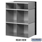 Salsbury Aluminum Mailbox - 6 Doors  - Standard System