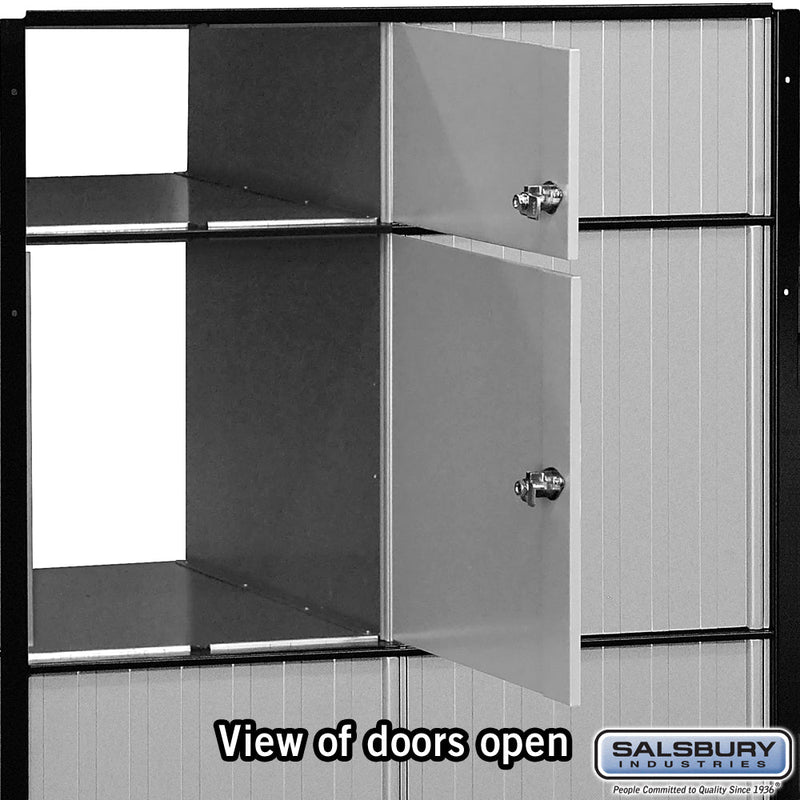 Salsbury Aluminum Mailbox - 6 Doors  - Standard System