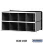 Salsbury Aluminum Mailbox - 8 Doors - Rack Ladder System