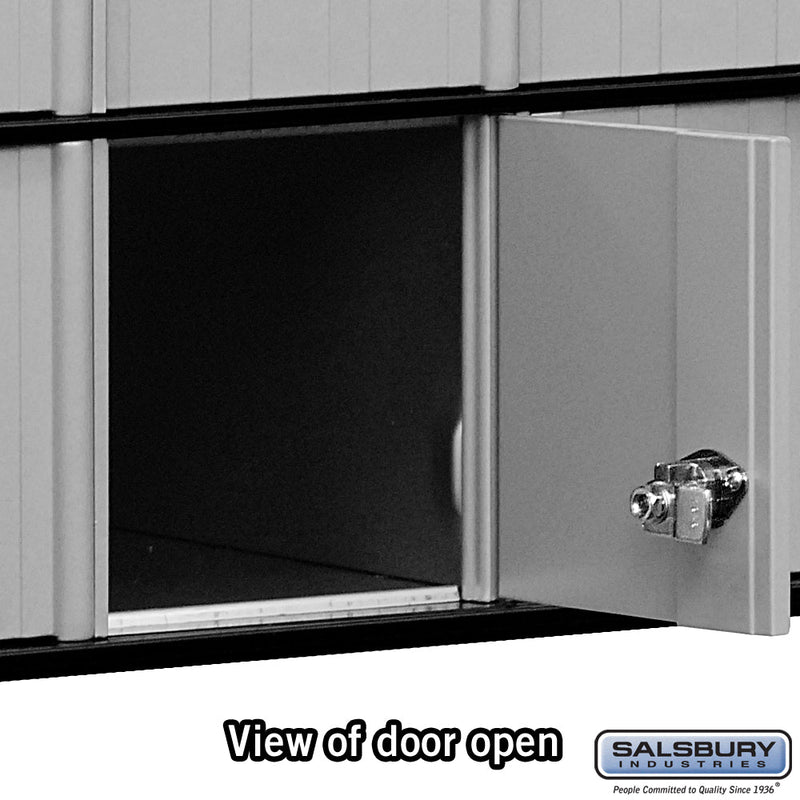 Salsbury Aluminum Mailbox - 8 Doors - Rack Ladder System