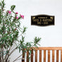 Standard Size Alexandria "In Memory of" Wall Plaque - (2 Lines)