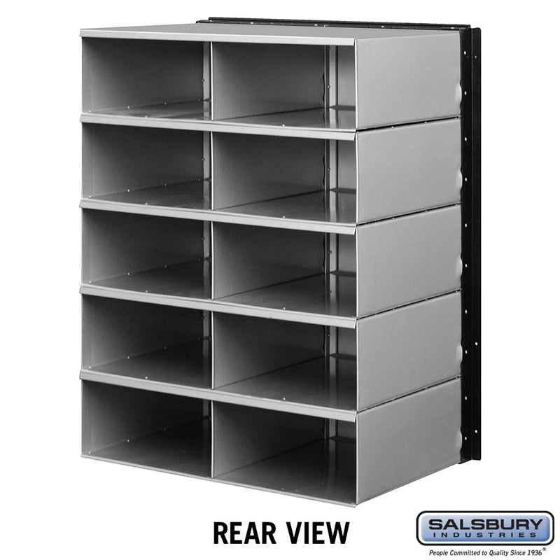 Salsbury Aluminum Mailbox - 10 Doors - Standard System