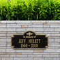 Standard Size Arlington "In Memory of" Wall Plaque - (2 Lines)