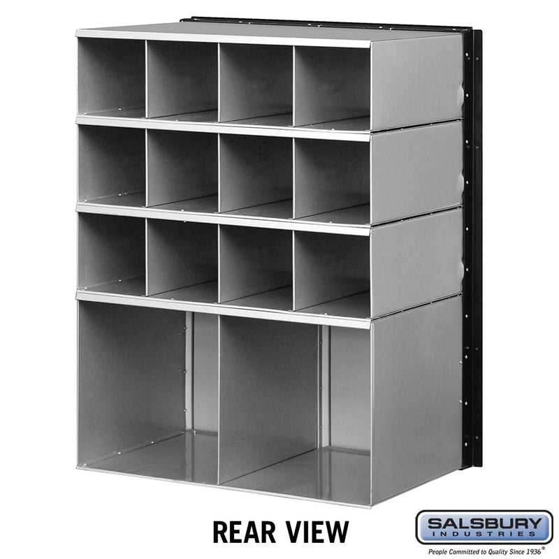 Salsbury Aluminum Mailbox - 14 Doors - Standard System