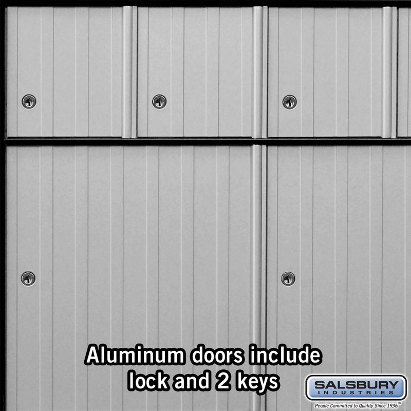 Salsbury Aluminum Mailbox - 14 Doors - Standard System