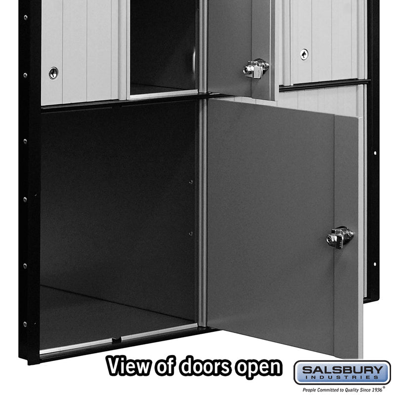 Salsbury Aluminum Mailbox - 14 Doors - Standard System