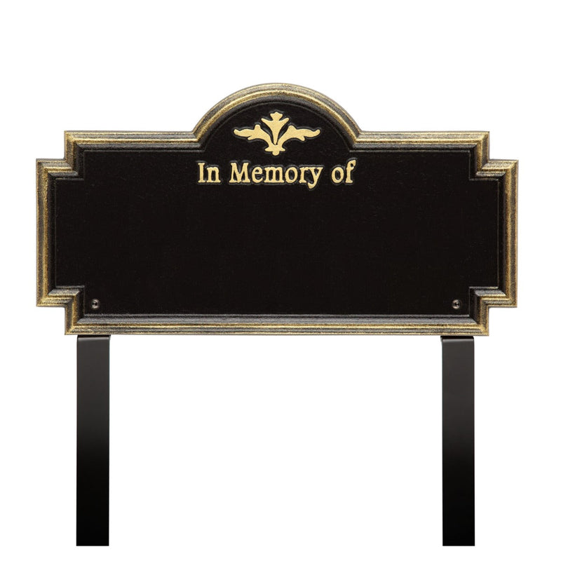 Arlington - Standard Lawn Plaque - Two Line "In Memory Of"