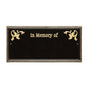 Standard Size Wilmington "In Memory of" Wall Plaque - (2 Lines)