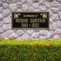 Standard Size Wilmington "In Memory of" Wall Plaque - (2 Lines)