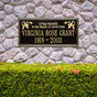 Wilmington - Standard Wall Plaque - Two Line "Living Eternally"