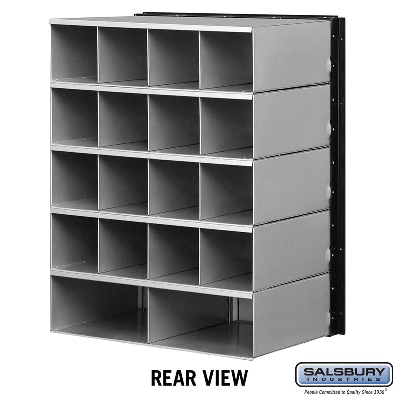 Salsbury Aluminum Mailbox - 18 Doors - Standard System