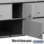 Salsbury Aluminum Mailbox - 18 Doors - Standard System