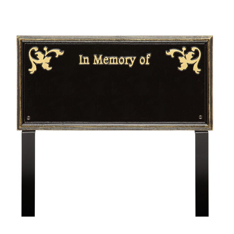 Wilmington - Standard Lawn Plaque - Two Line "In Memory Of"