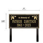 Wilmington - Standard Lawn Plaque - Two Line "In Memory Of"