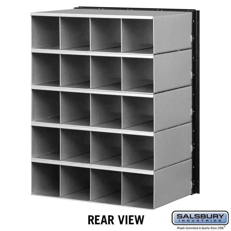 Salsbury Aluminum Mailbox - 20 Doors - Standard System
