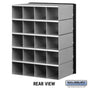 Salsbury Aluminum Mailbox - 20 Doors - Standard System