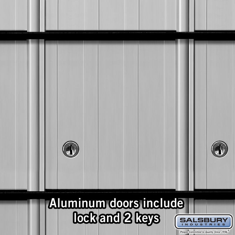 Salsbury Aluminum Mailbox - 20 Doors - Standard System