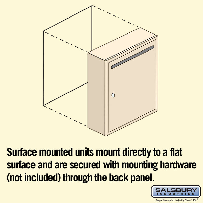 Salsbury Letter Box - Standard - Surface Mounted USPS Access