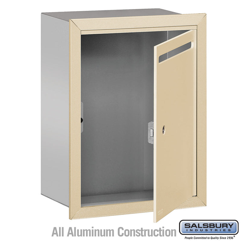 Salsbury Letter Box (Includes Commercial Lock) - Standard - Recessed Mounted Private Access