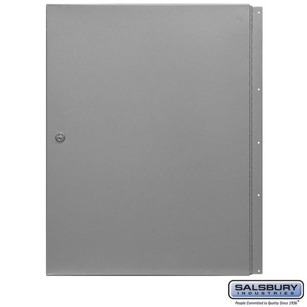 Salsbury Rear Cover - Locking - for Aluminum Mailbox - Standard System - with (2) Keys