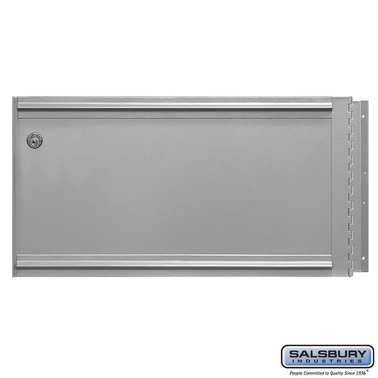 Salsbury Rear Cover - Locking - for Aluminum Mailbox - Rack Ladder System with (2) Keys