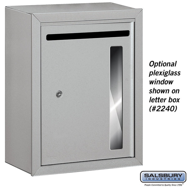 Salsbury Custom Plexiglass Window - for Letter Box (for Box Not Serviced by the USPS)