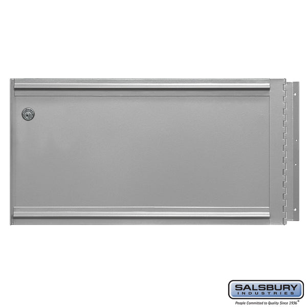 Salsbury Rear Cover - Locking - for Aluminum Drop Box - with (2) Keys
