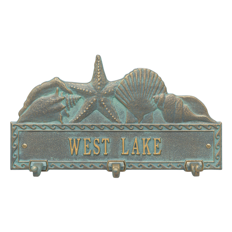 Personalized Sea Shell Hook Plaque