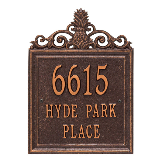 Personalized Lanai Plaque - Standard - Wall - 3 Line 