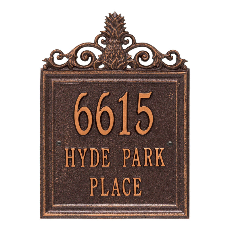 Personalized Lanai Plaque - Standard - Wall - 3 Line 
