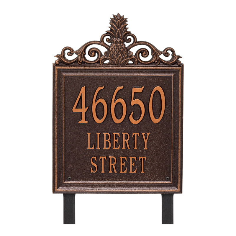 Personalized Lanai Plaque - Estate - Lawn - 3 Line 
