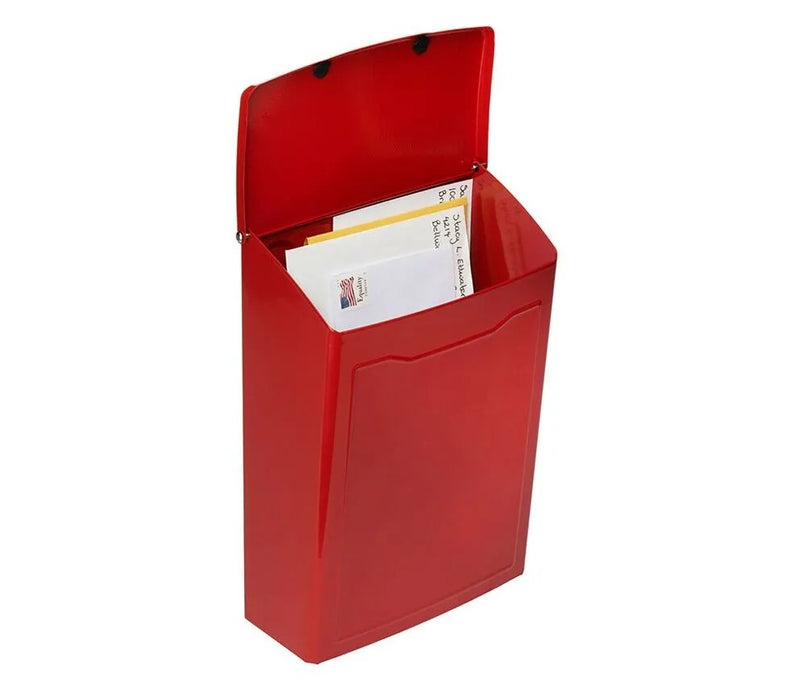 Marina Powder-Coated Steel Wall-Mount Mailbox (Choose Color)