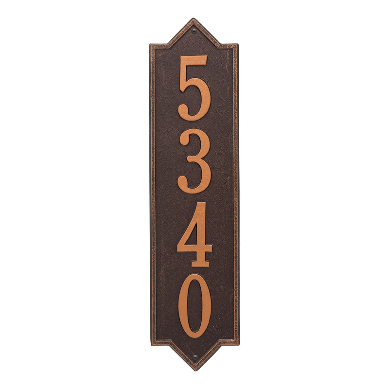 Personalized Norfolk Vertical Estate Wall Plaque