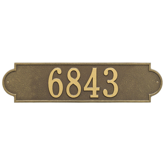 Personalized Richmond  Plaque -Estate - Wall - 1 line 