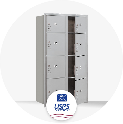 4C Horizontal Parcel Lockers