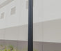 Residential Grade Courtyard Outdoor Post LED Street Light Fixture with 6.5 ft Pole and Pedestal Combo – Total Height 9.6 ft