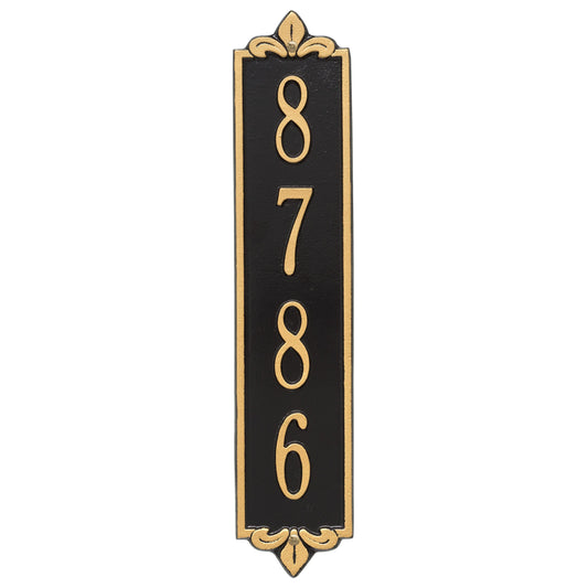 Personalized Lyon Vertical Wall Plaque
