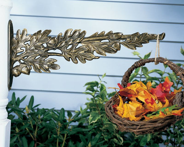 Whitehall Oakleaf Nature Hook - Copper Verdi