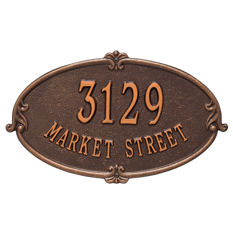 Personalized Montecarlo Plaque - Standard - Wall - 2 Line 
