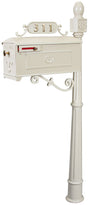 Residential Mailbox System with Fleur de Lis Mailbox