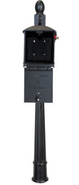 Residential Mailbox System with Fleur de Lis Mailbox