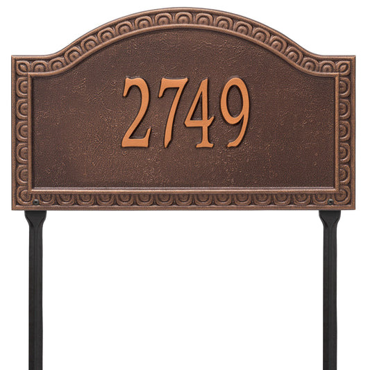 Personalized Penhurst Plaque - Grande - lawn- 1 Line 