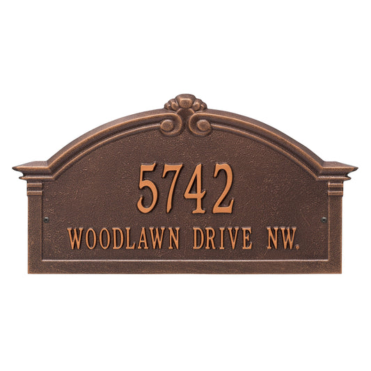 Personalized Roselyn Arch Plaque - Grande - Wall - 2 Line 