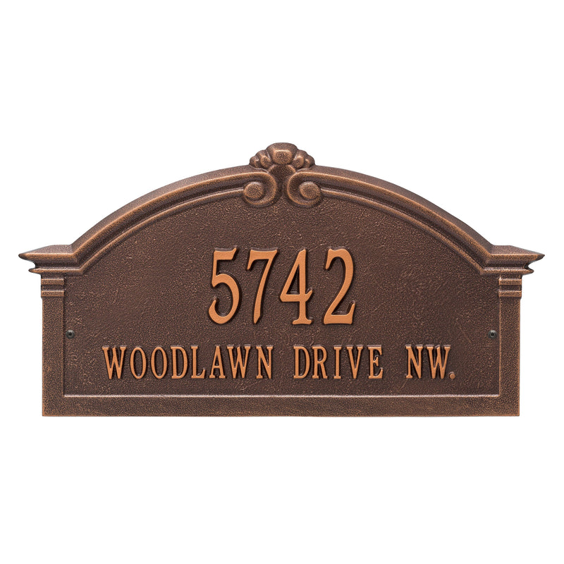Personalized Roselyn Arch Plaque - Grande - Wall - 2 Line 