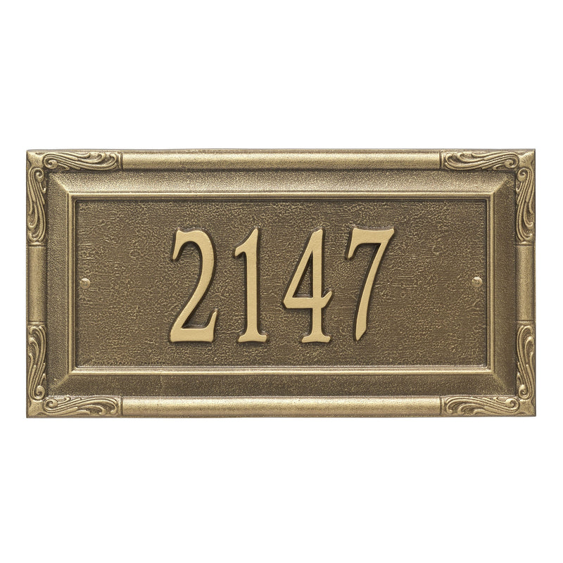Personalized Gardengate Plaque - Grande - Wall - 1 line 
