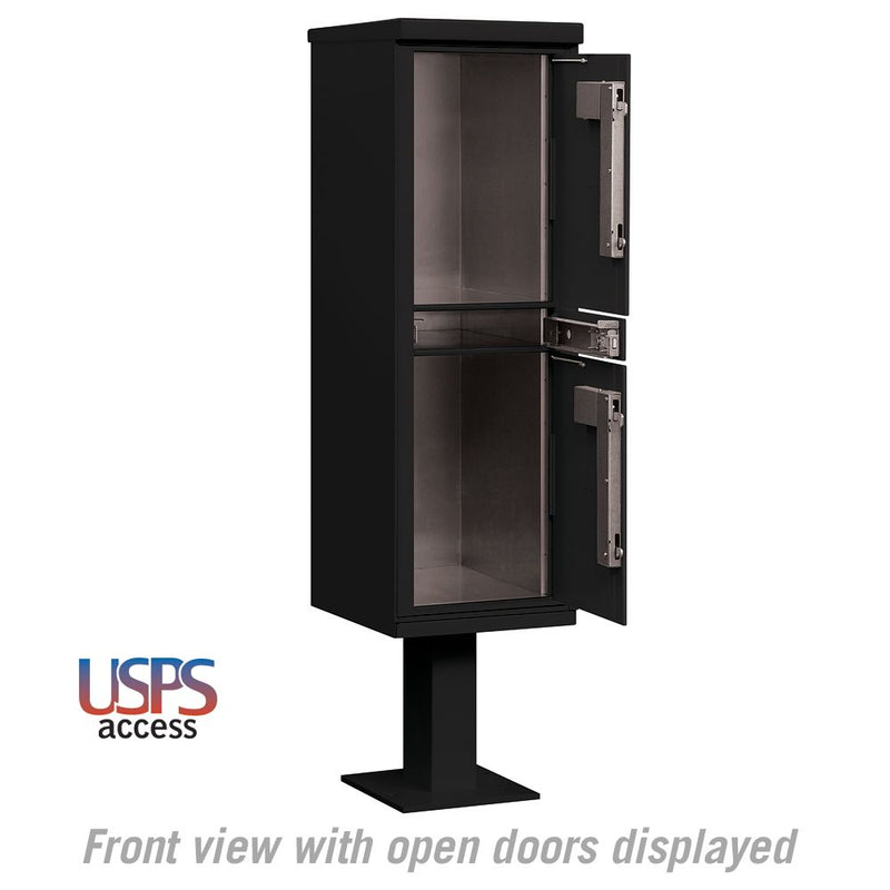 Salsbury Outdoor Parcel Locker with 2 Compartments with USPS Access – Type I
